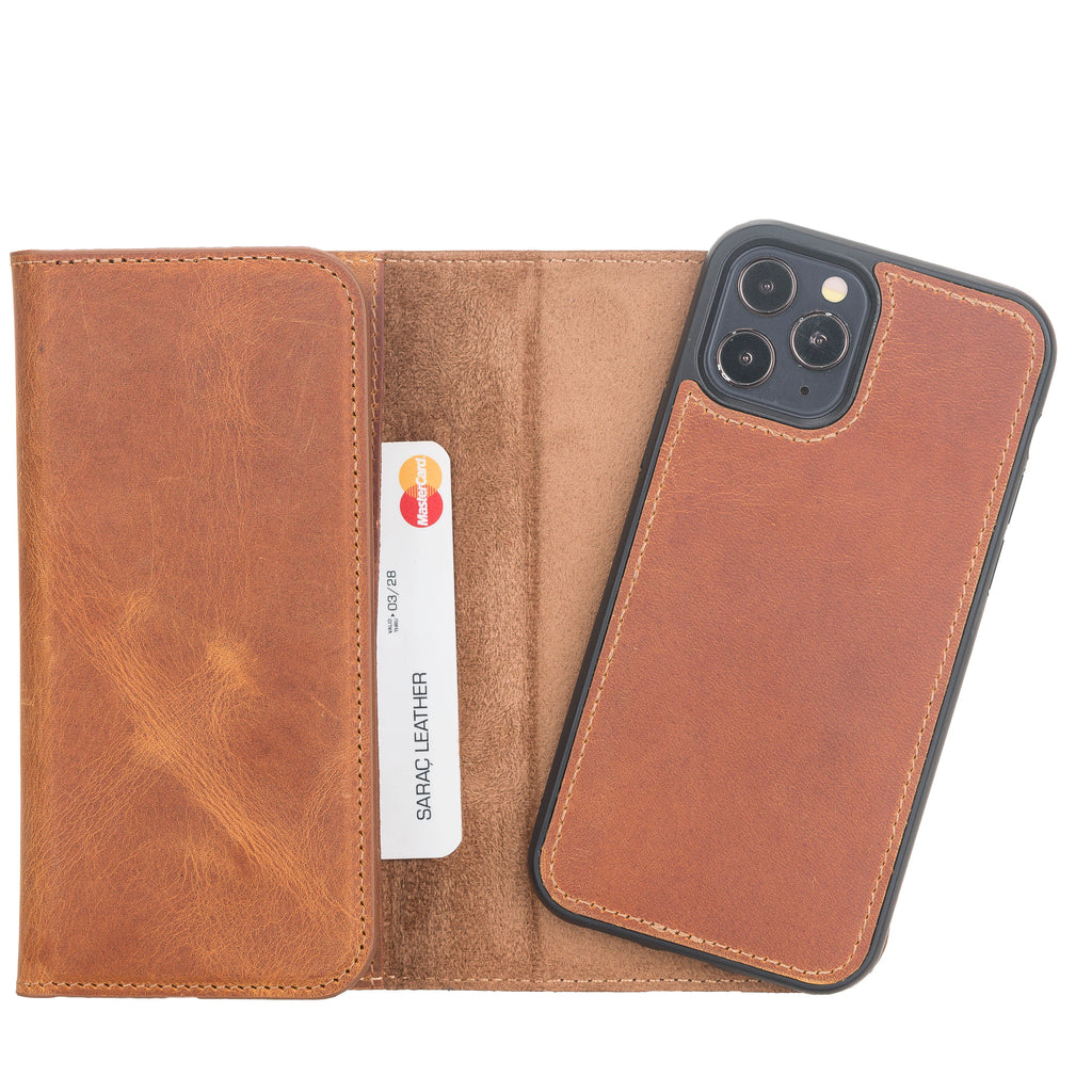 Santa iPhone 12 Pro Max Leather Detachable Wallet Case
