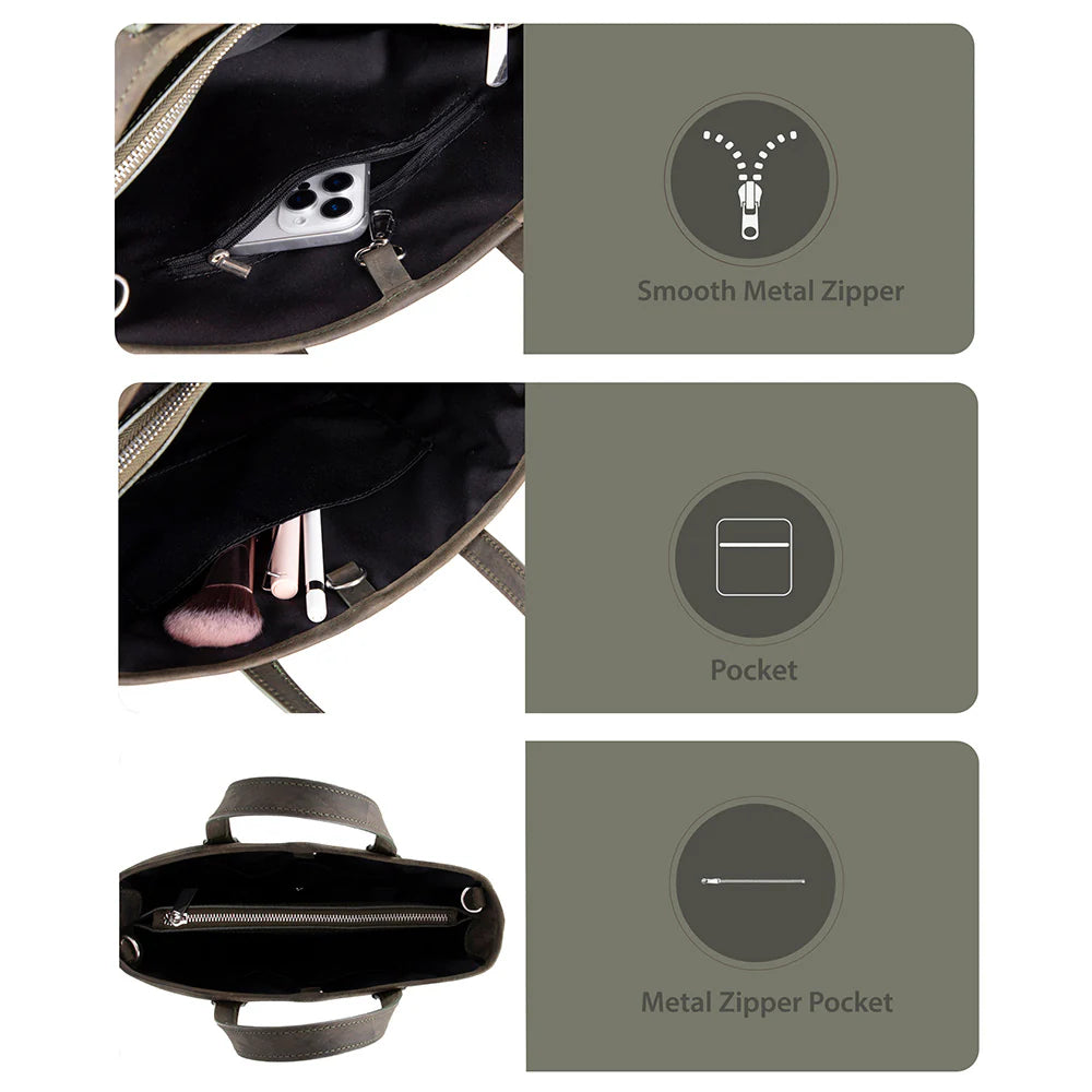 Valliro Leather Tote Bag