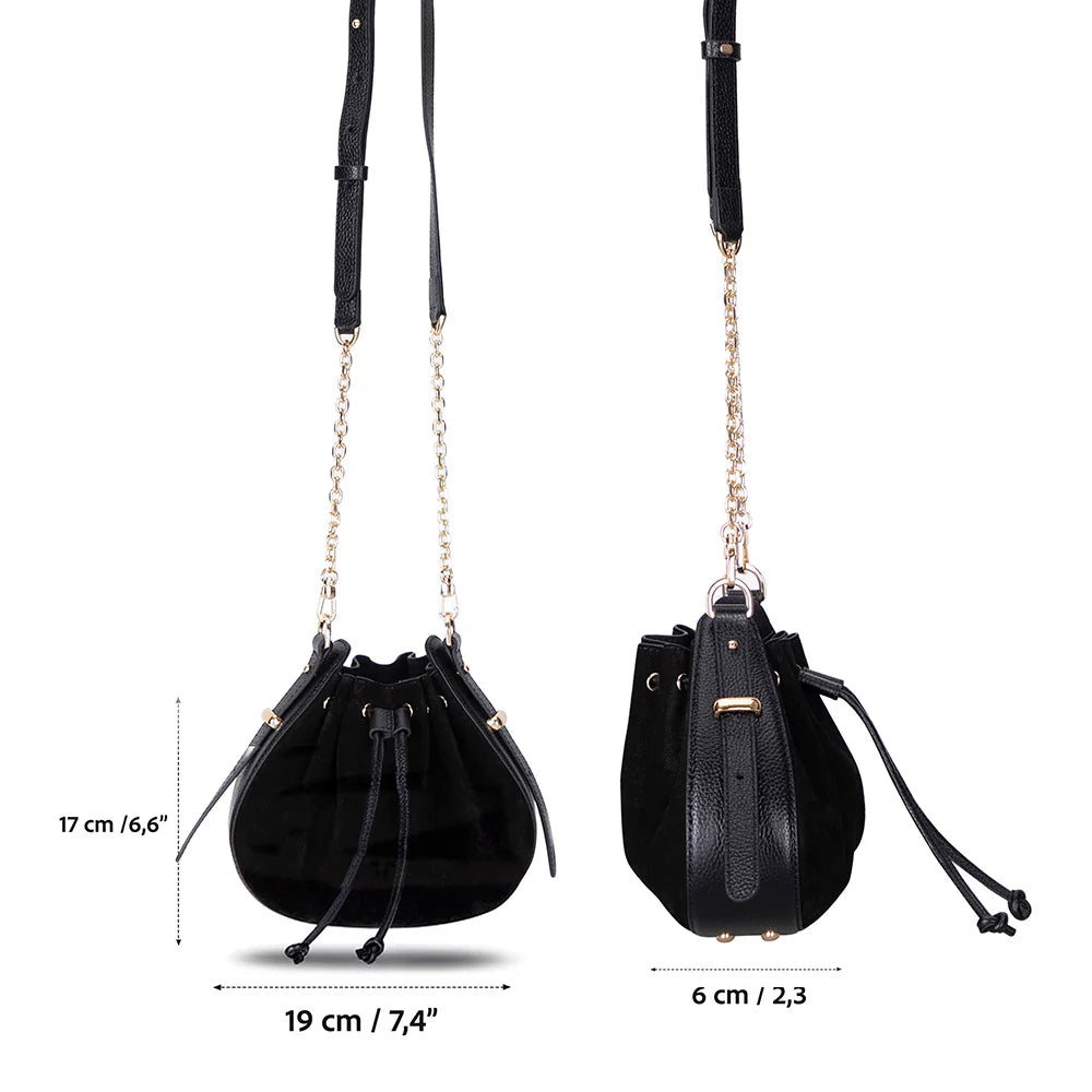Valentina Women's Suede Leather Bag