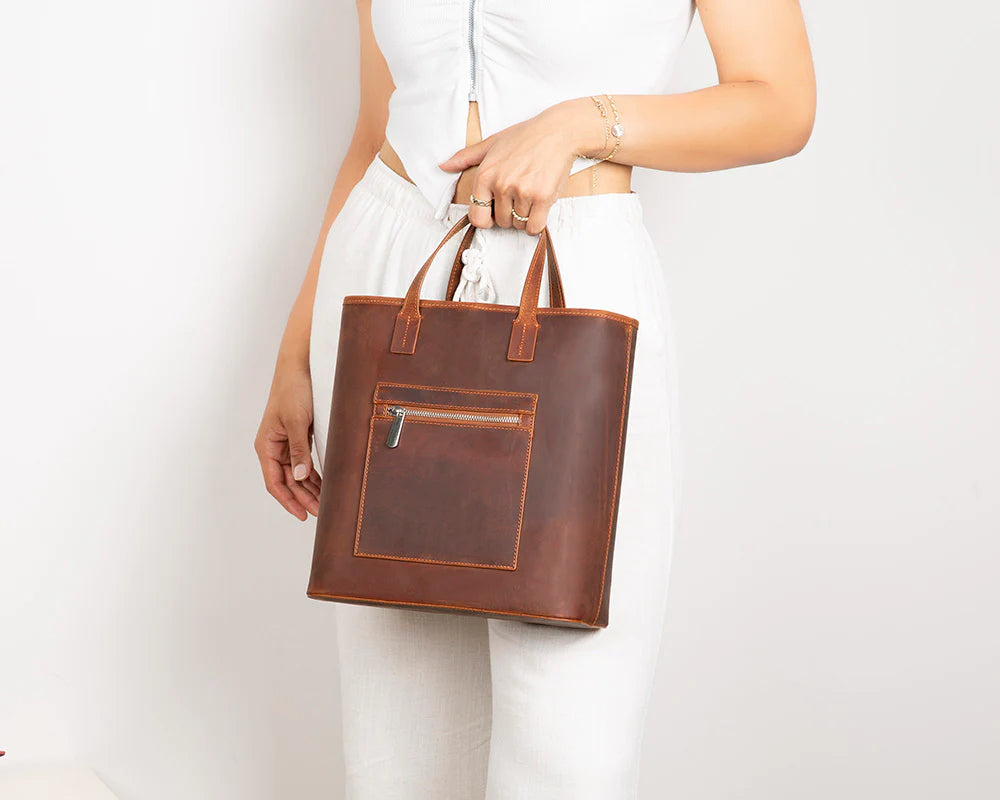 Valliro Leather Tote Bag