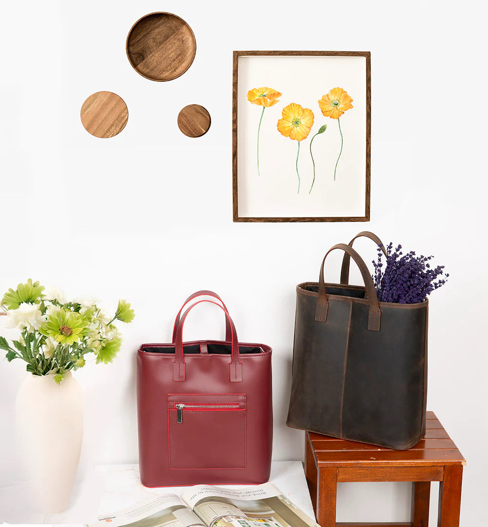 Valliro Leather Tote Bag