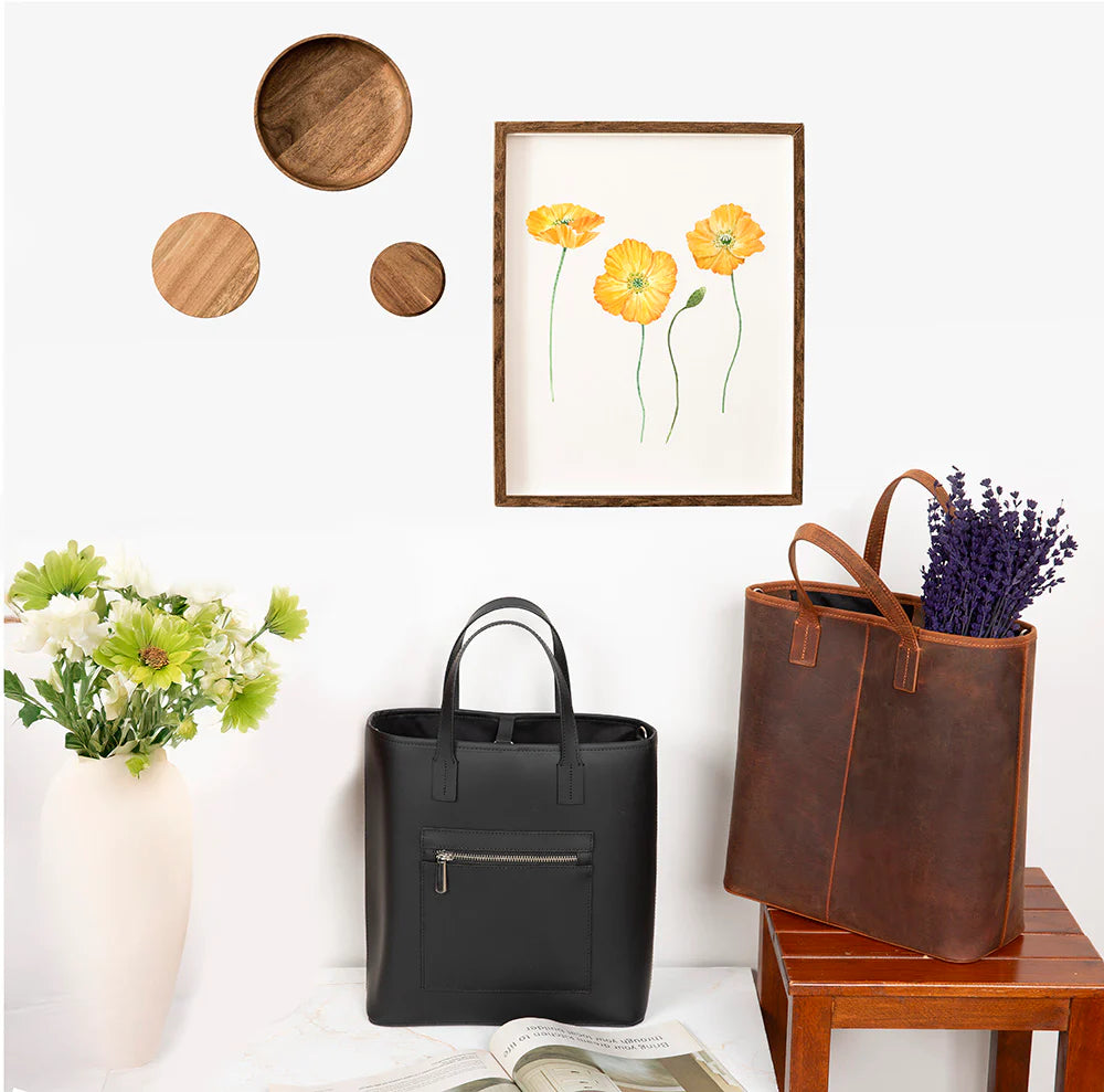 Valliro Leather Tote Bag