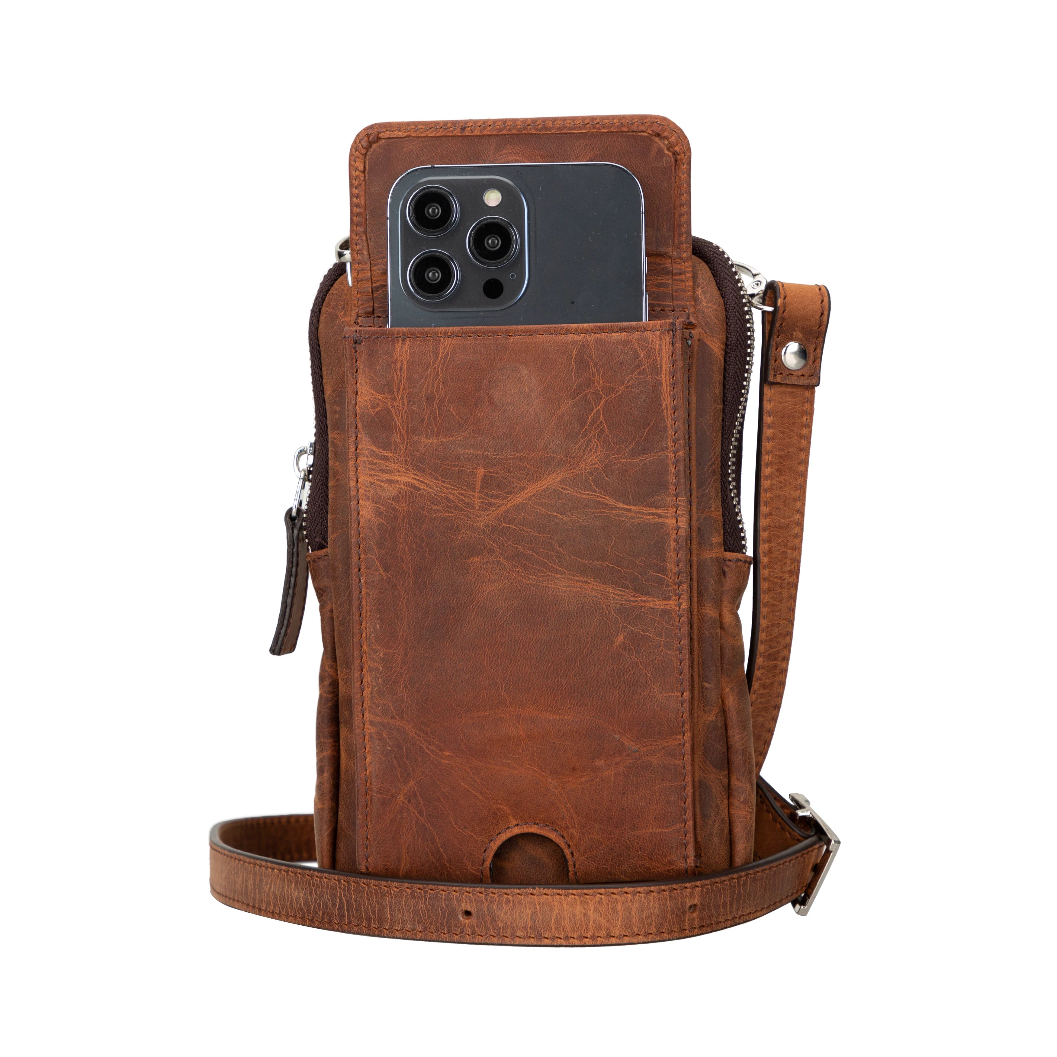 Nino Leather Crossbody Bag