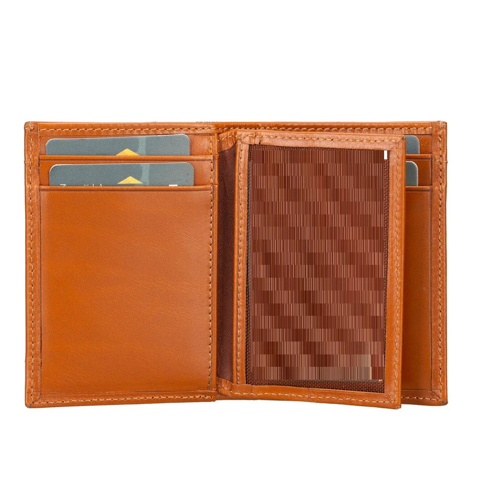 Airmaka Leather Card Holder With Airtag Slot