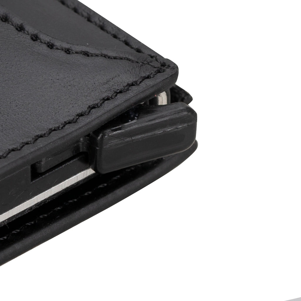 Leather Zip Mechanical Card Holder