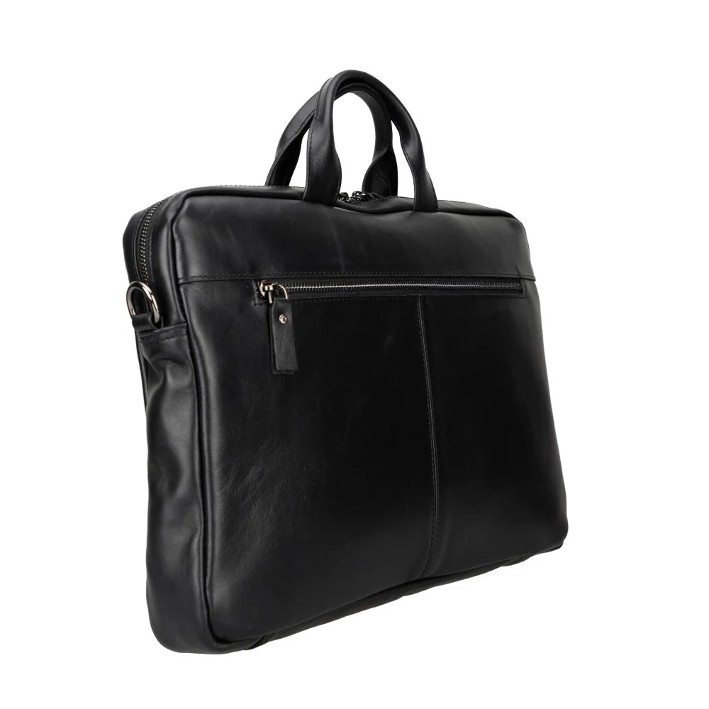 Apollo Leather Business Briefcase / Laptop Case 16"