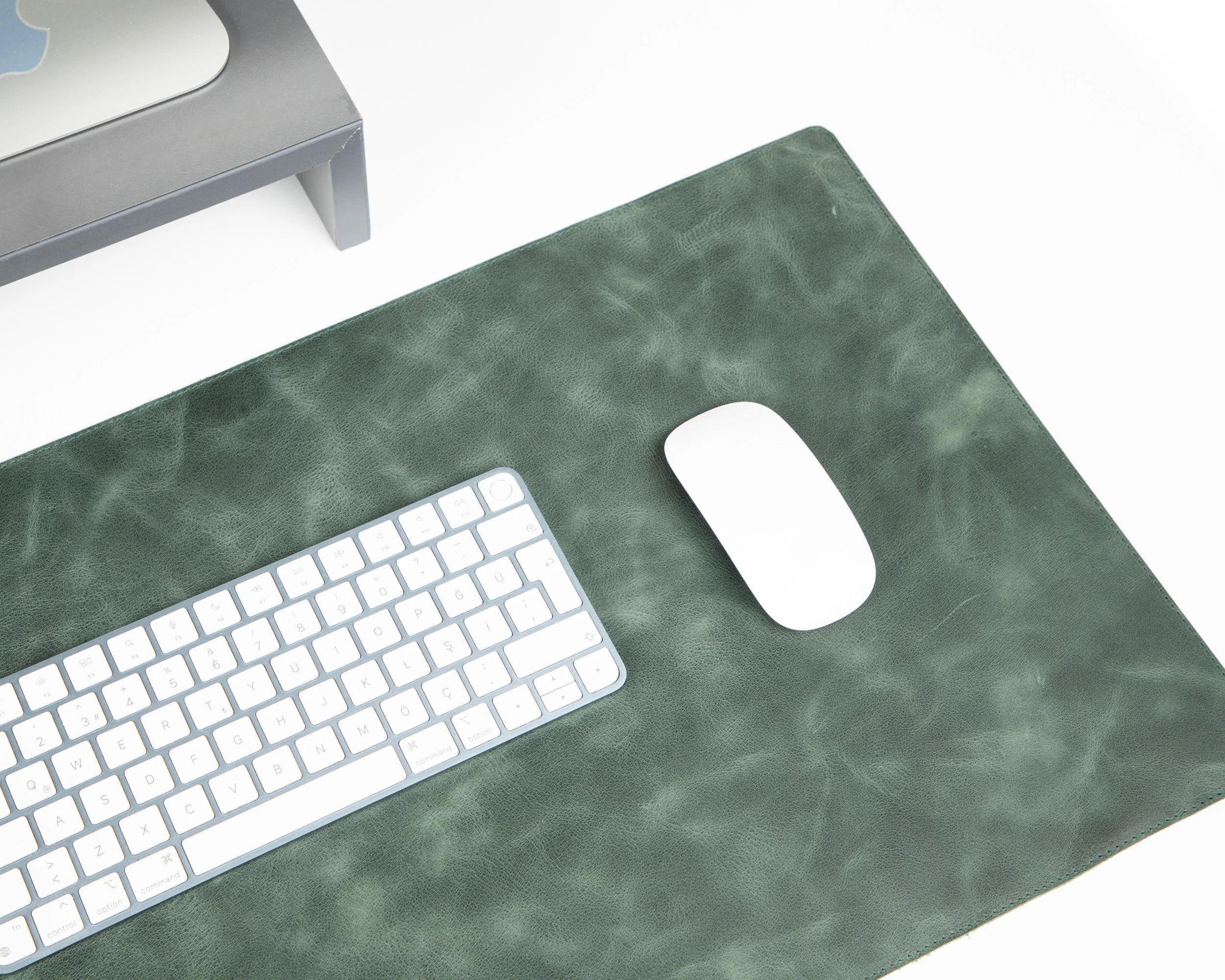Natural Leather Desk Mat Large