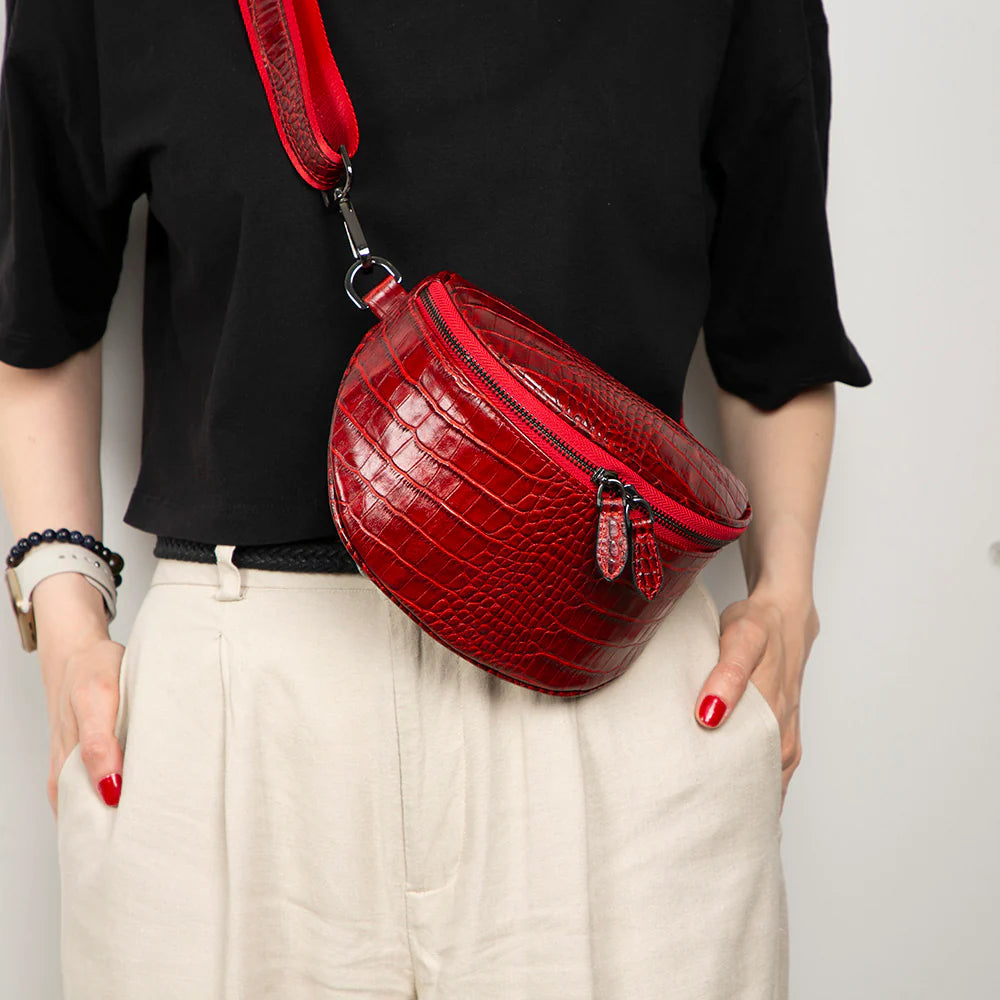 Alora Leather Crossbody Bag