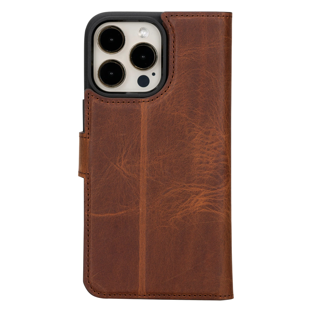 Magic iPhone 16 Pro Detachable Leather Wallet Case