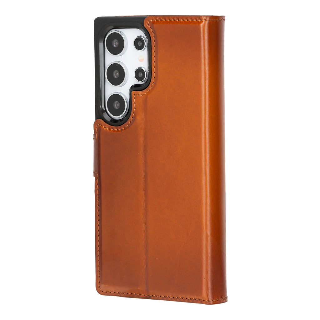 Magic Samsung Galaxy S24 Ultra Leather Detachable Wallet Case