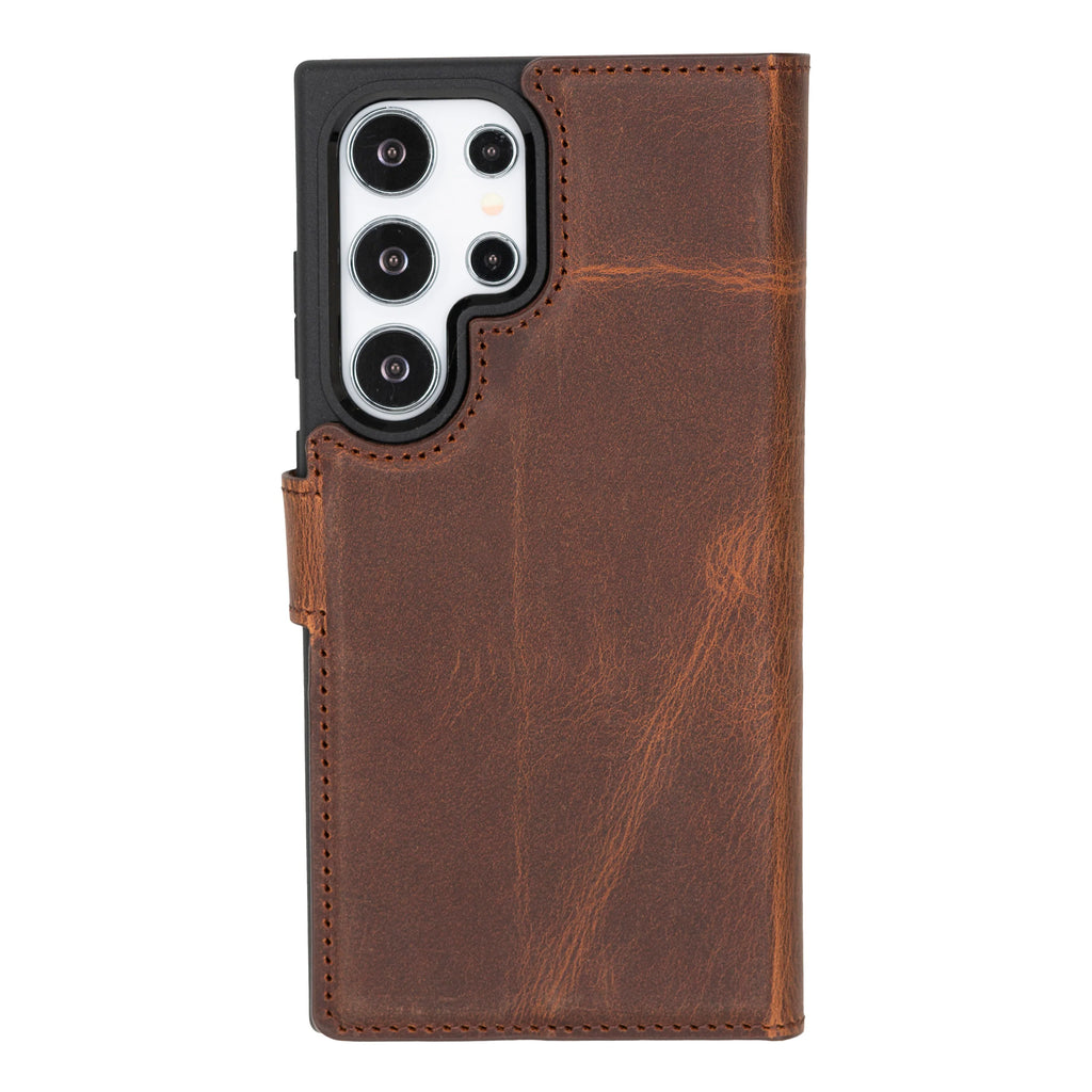 Magic Samsung Galaxy S24 Ultra Leather Detachable Wallet Case