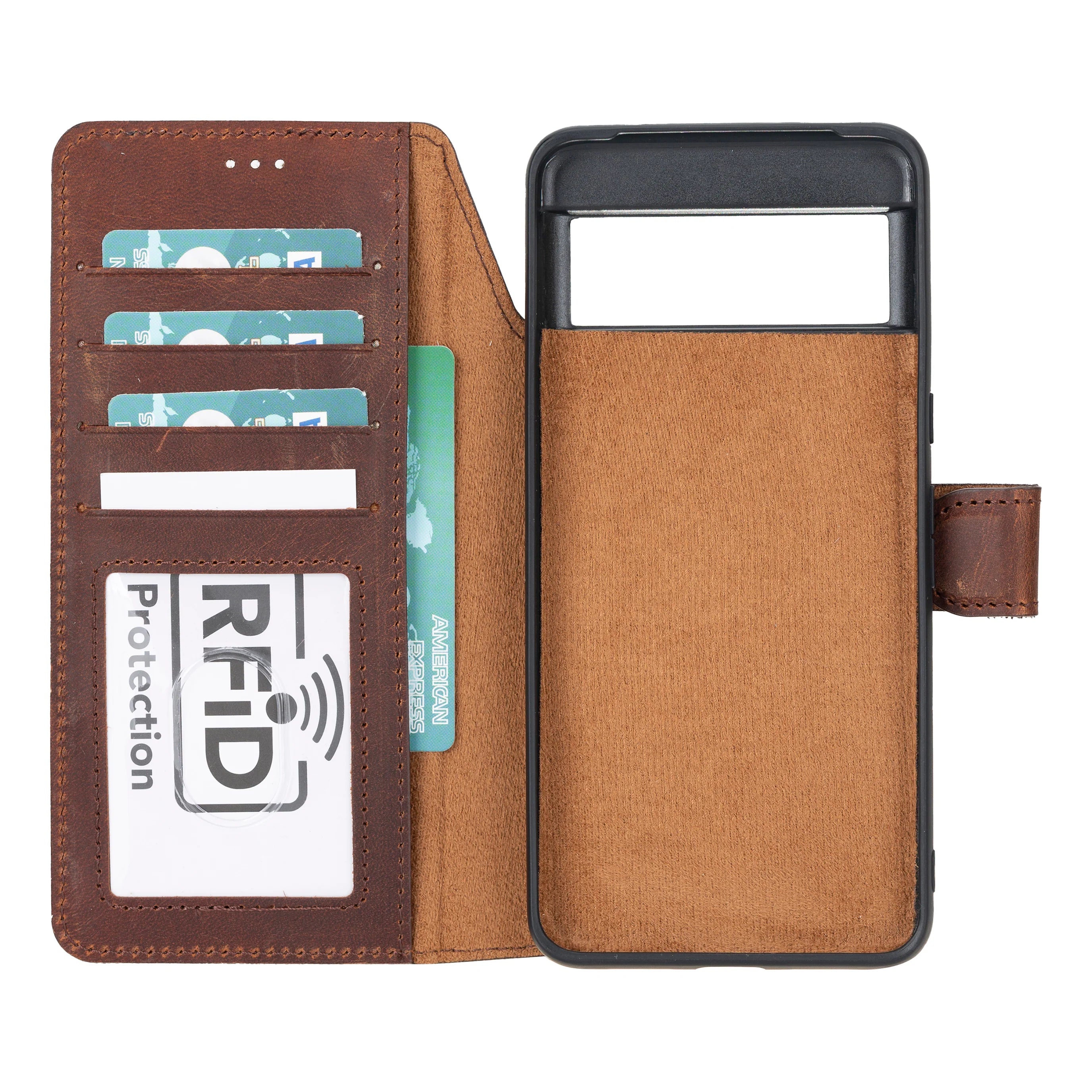Magic Google Pixel 10 Pro XL Detachable Leather Wallet Case