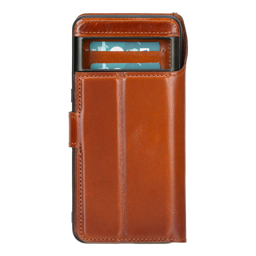Magic Google Pixel 8 Detachable Leather Wallet Case