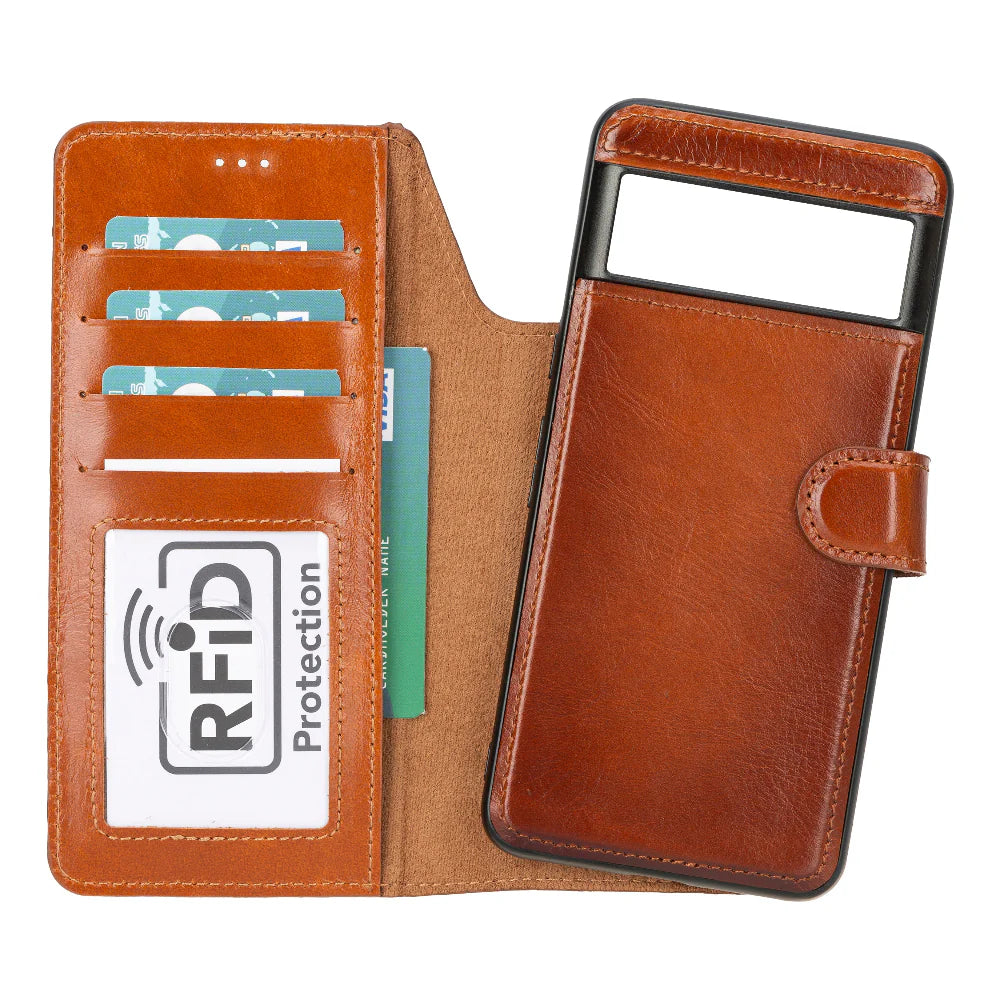 Magic Google Pixel 8 Detachable Leather Wallet Case