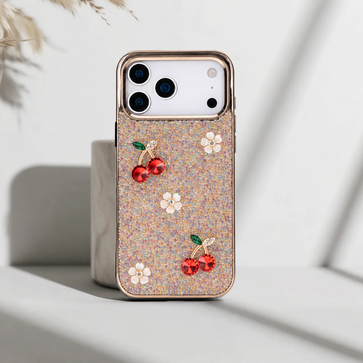 Freya Crystal Cherry Case for iPhone 17 Pro