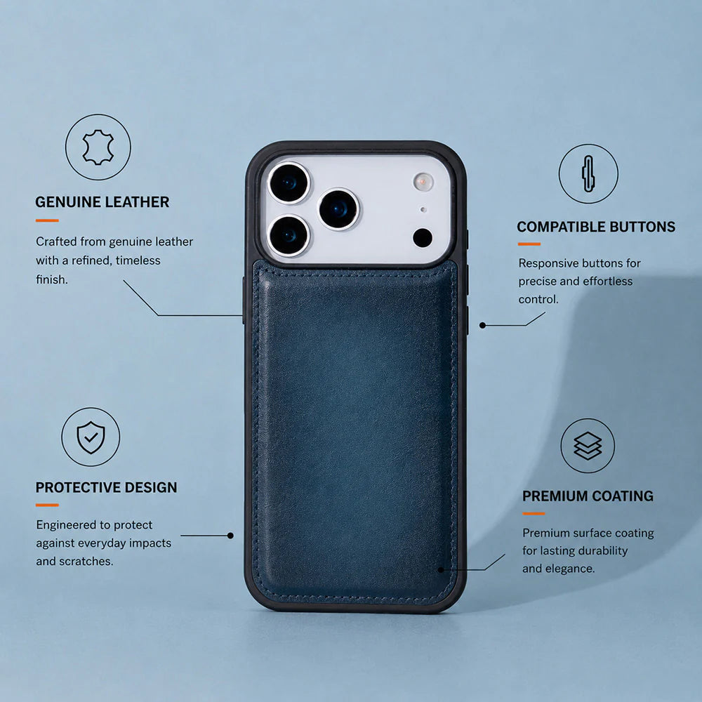 Flex Cover iPhone 17 Pro Max Leather Case