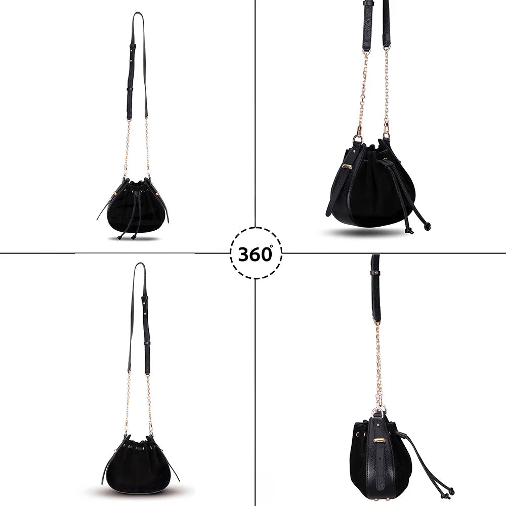 Valentina Women's Suede Leather Bag