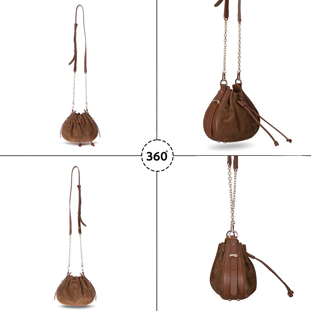 Valentina Women's Suede Leather Bag