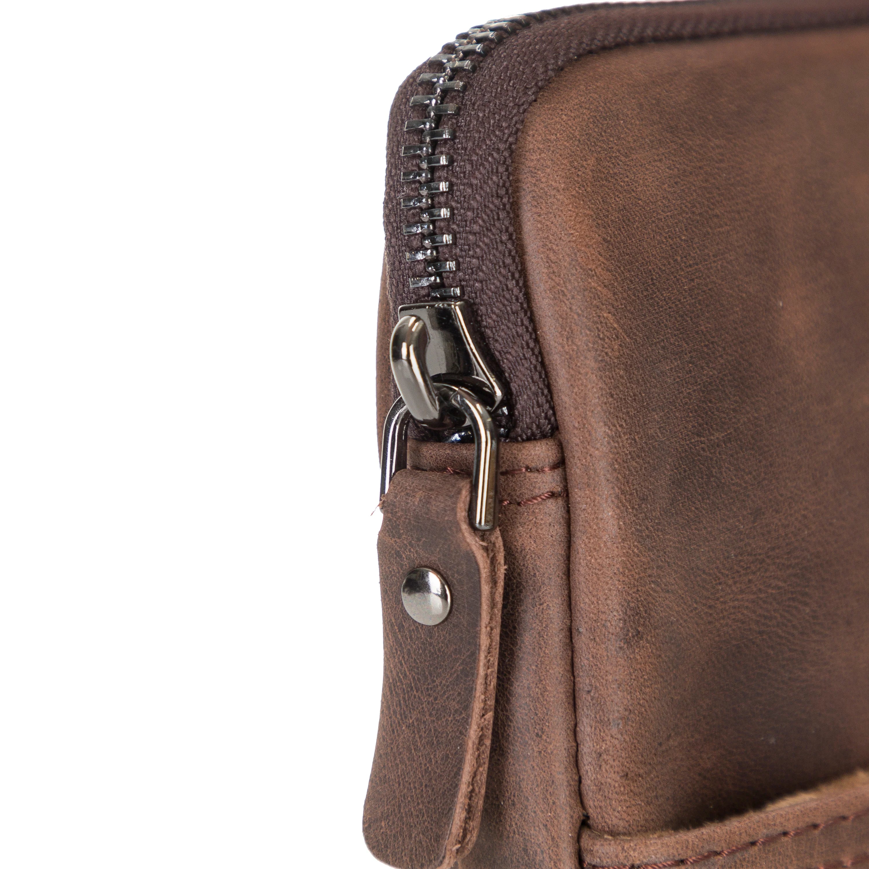 AWE Genuine Leather Sleeves Brown