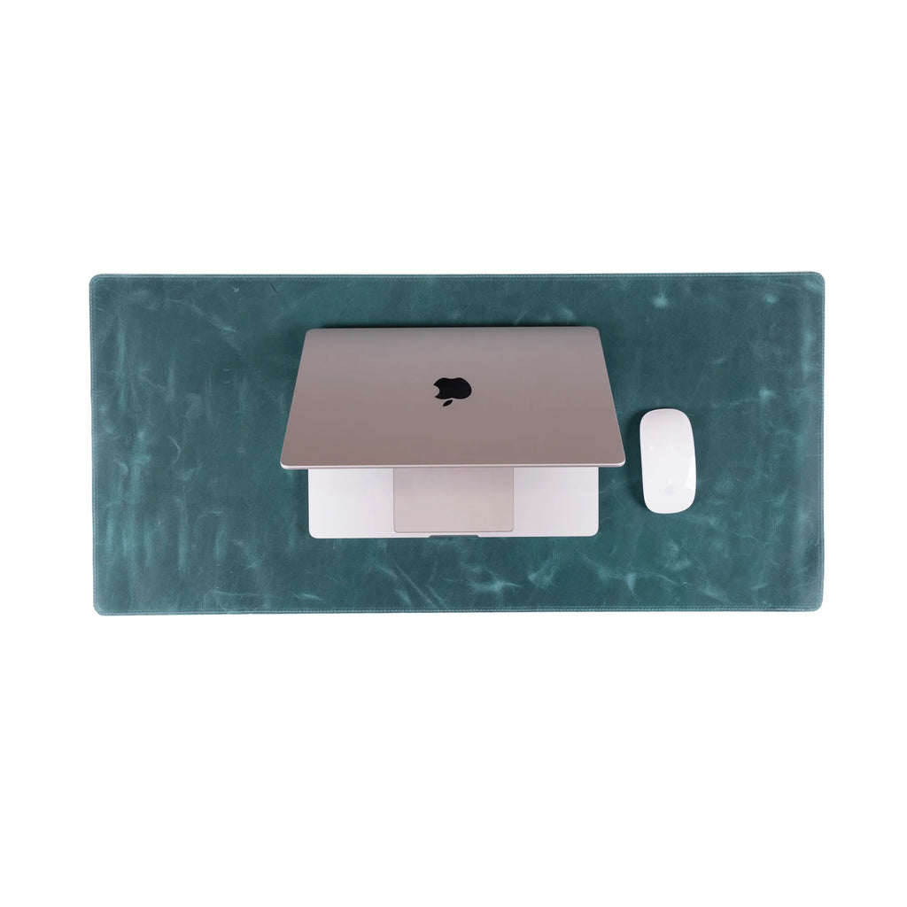Natural Leather Desk Mat Large