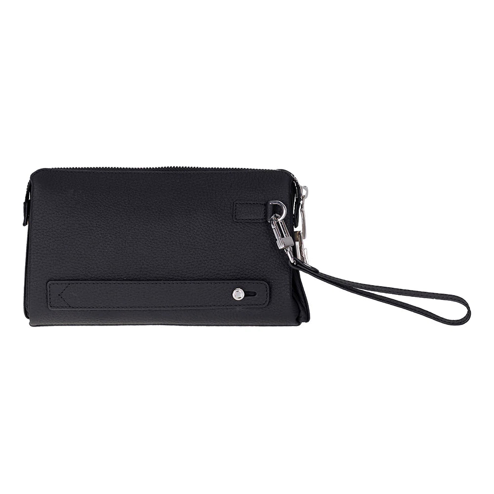 Lupus Leather Clutch Bag