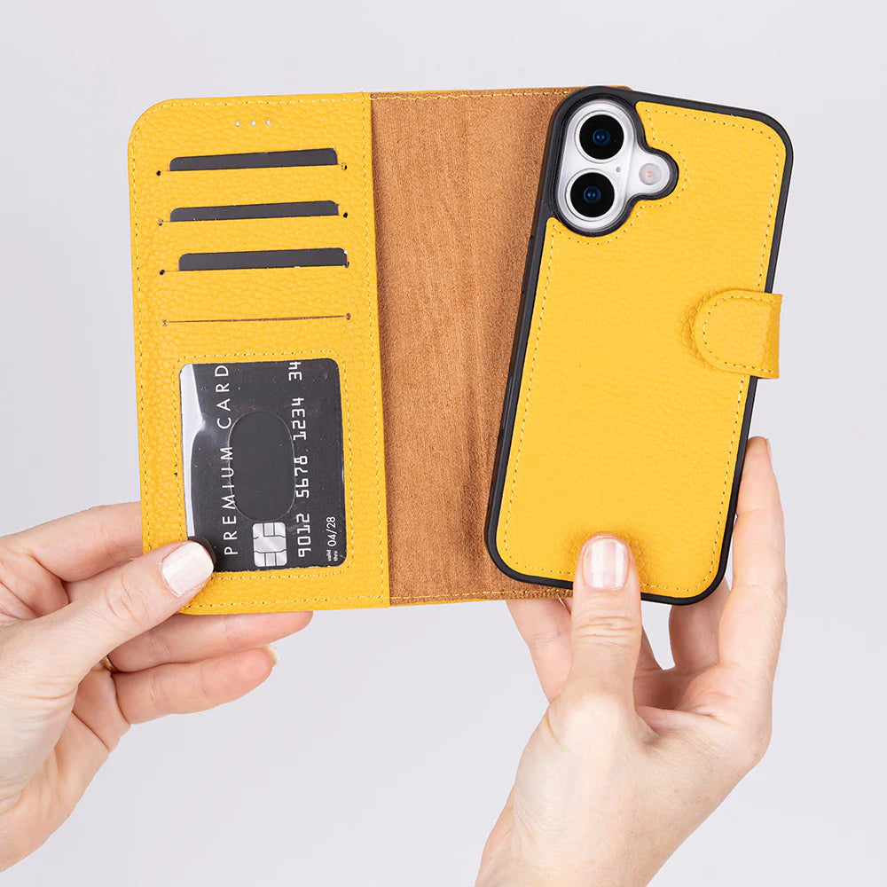 Magic iPhone 17 Leather Detachable Wallet Case