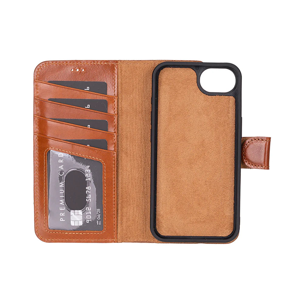 Magic iPhone 17E/16E Detachable Leather Wallet Case