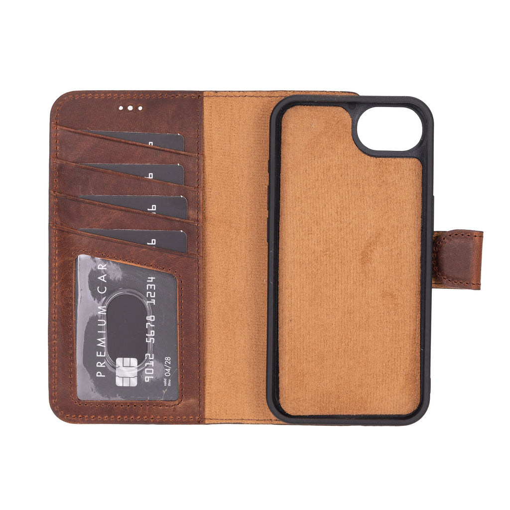 Magic iPhone 17E/16E Detachable Leather Wallet Case