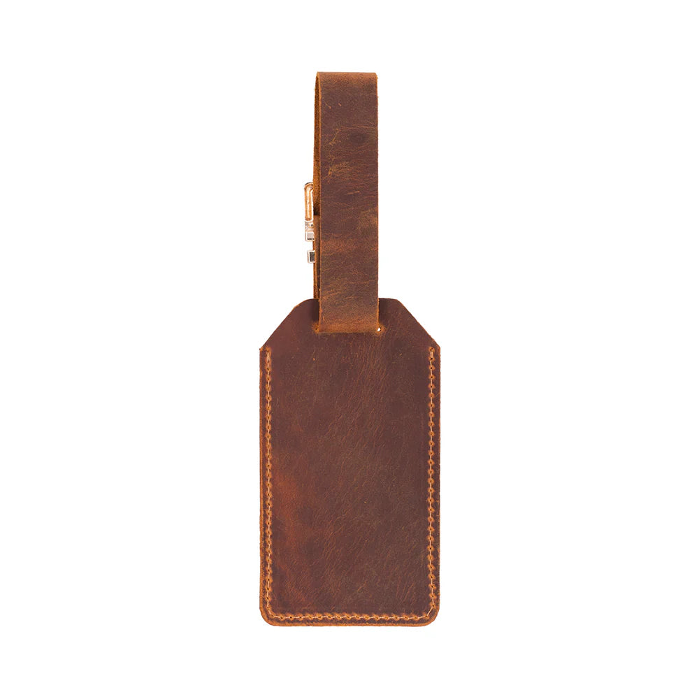 Uno Leather Luggage Tag