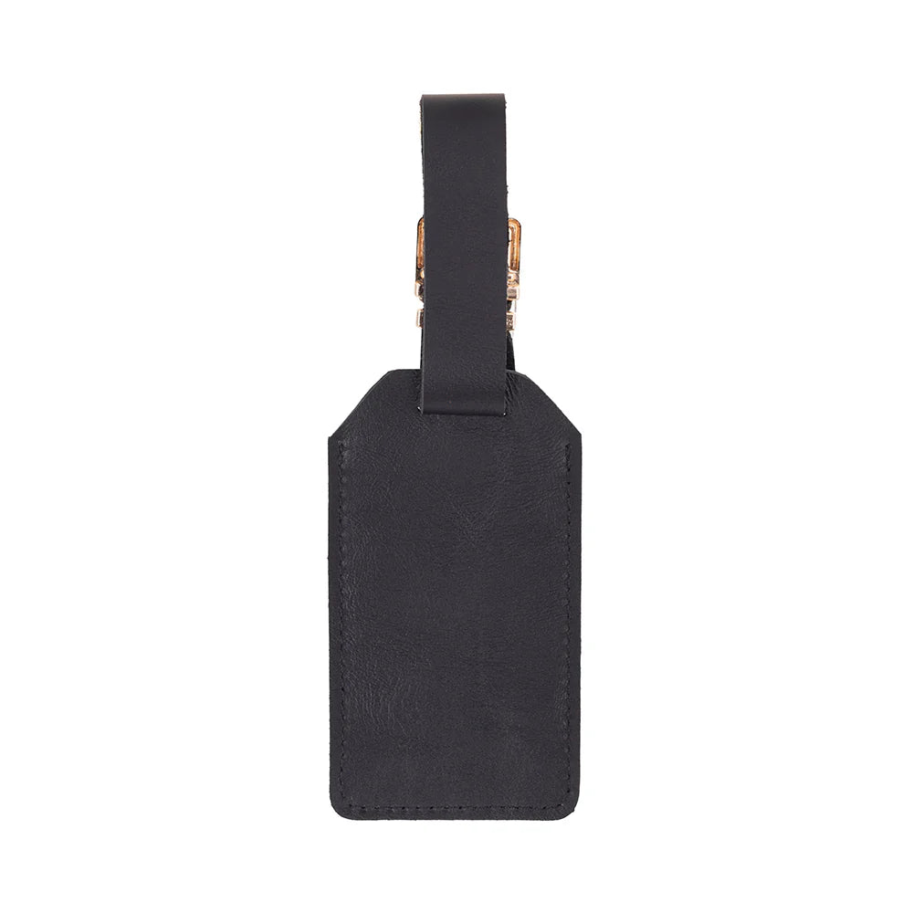 Uno Leather Luggage Tag
