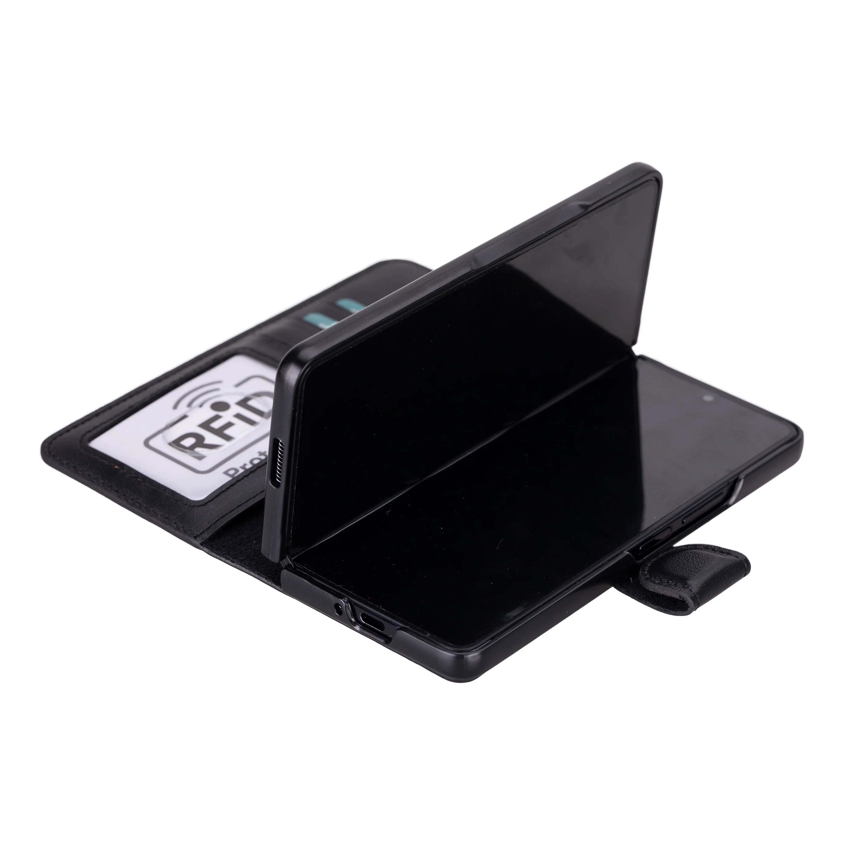 Wallet ID Google Pixel 10 Pro Fold Leather Folio Case