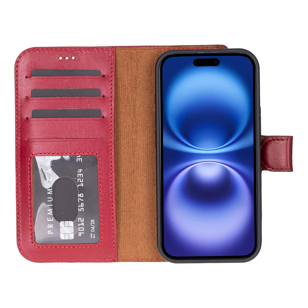 Magic iPhone 17 Leather Detachable Wallet Case