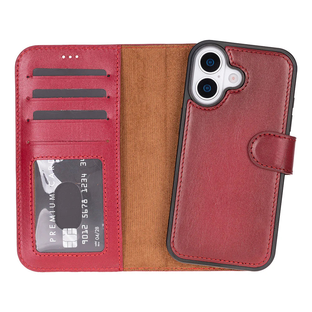 Magic iPhone 17 Leather Detachable Wallet Case