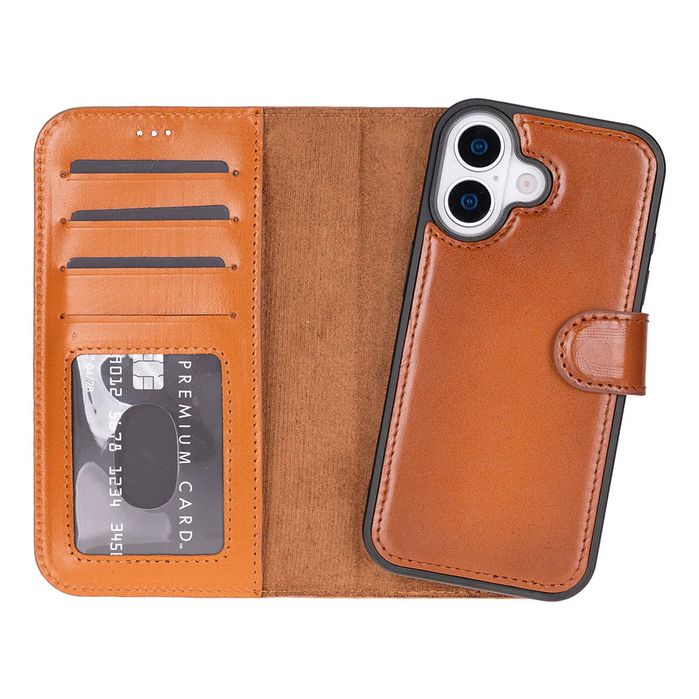 Magic iPhone 17 Leather Detachable Wallet Case