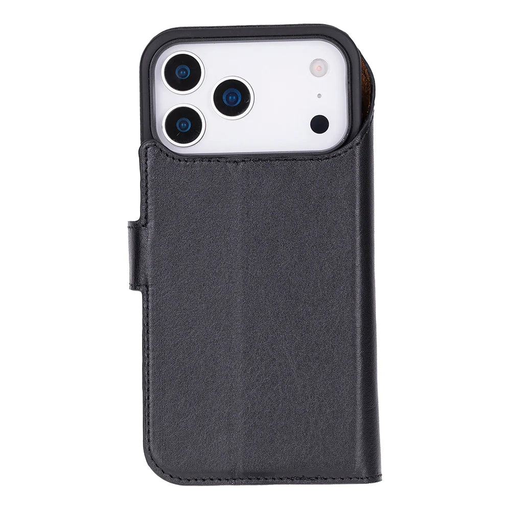 Magic iPhone 17 Pro Max Leather Detachable Wallet Case