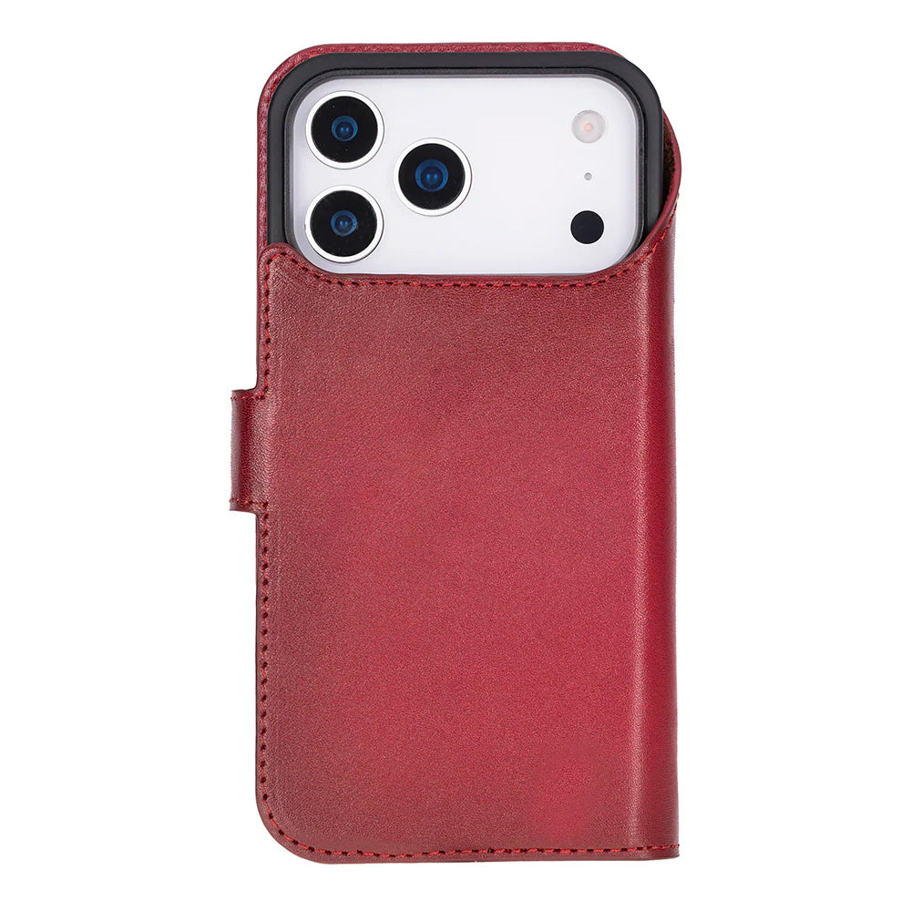Magic iPhone 17 Pro Max Leather Detachable Wallet Case