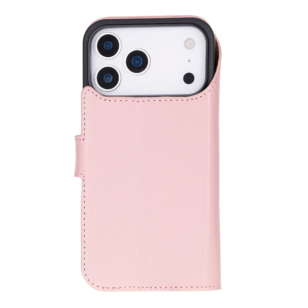 Magic iPhone 17 Pro Max Leather Detachable Wallet Case
