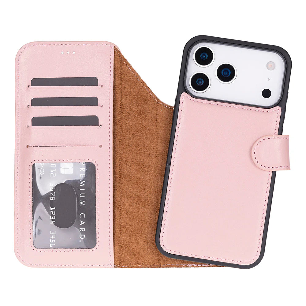 Magic iPhone 17 Pro Leather Detachable Wallet Case