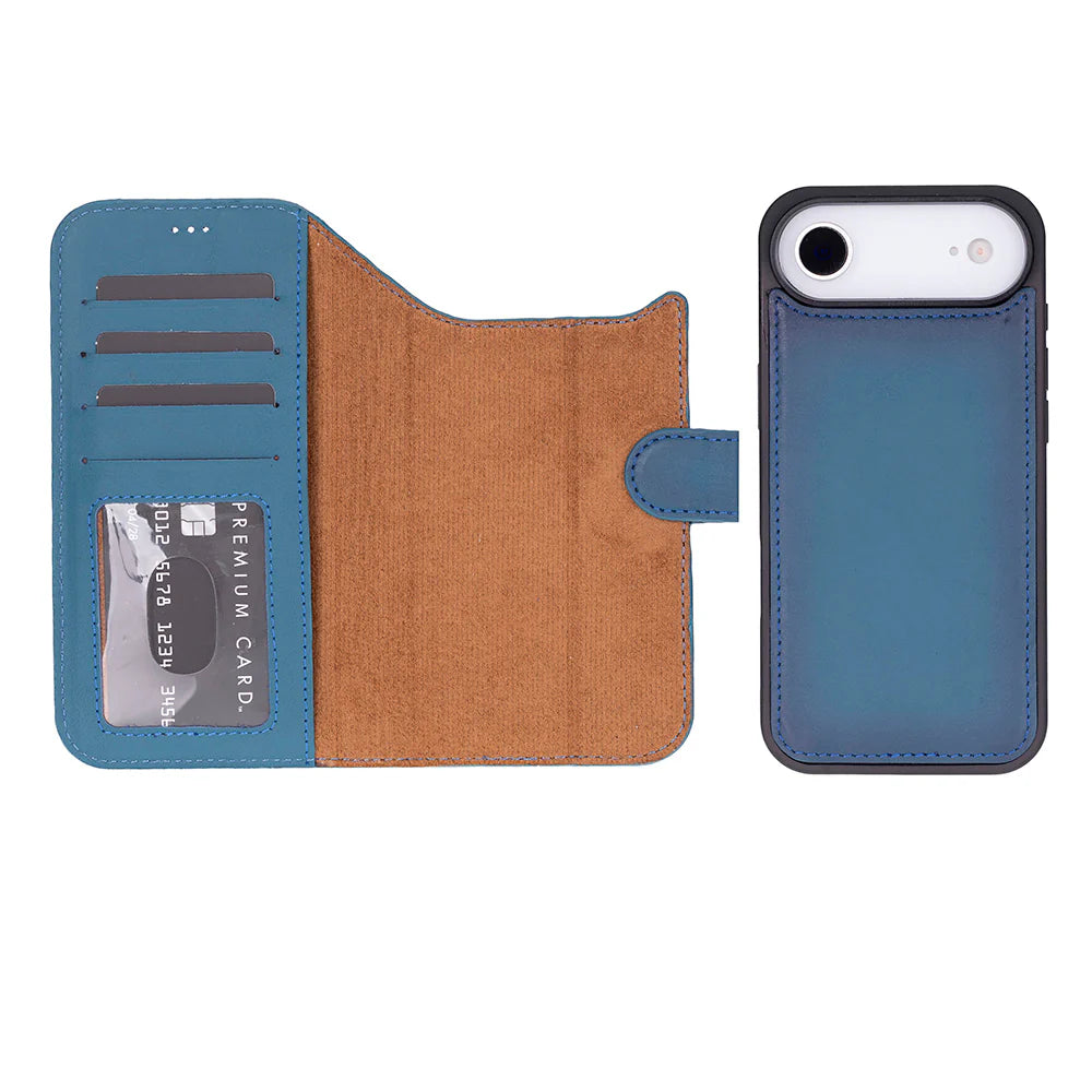 Magic iPhone 17 Air Leather Detachable Wallet Case