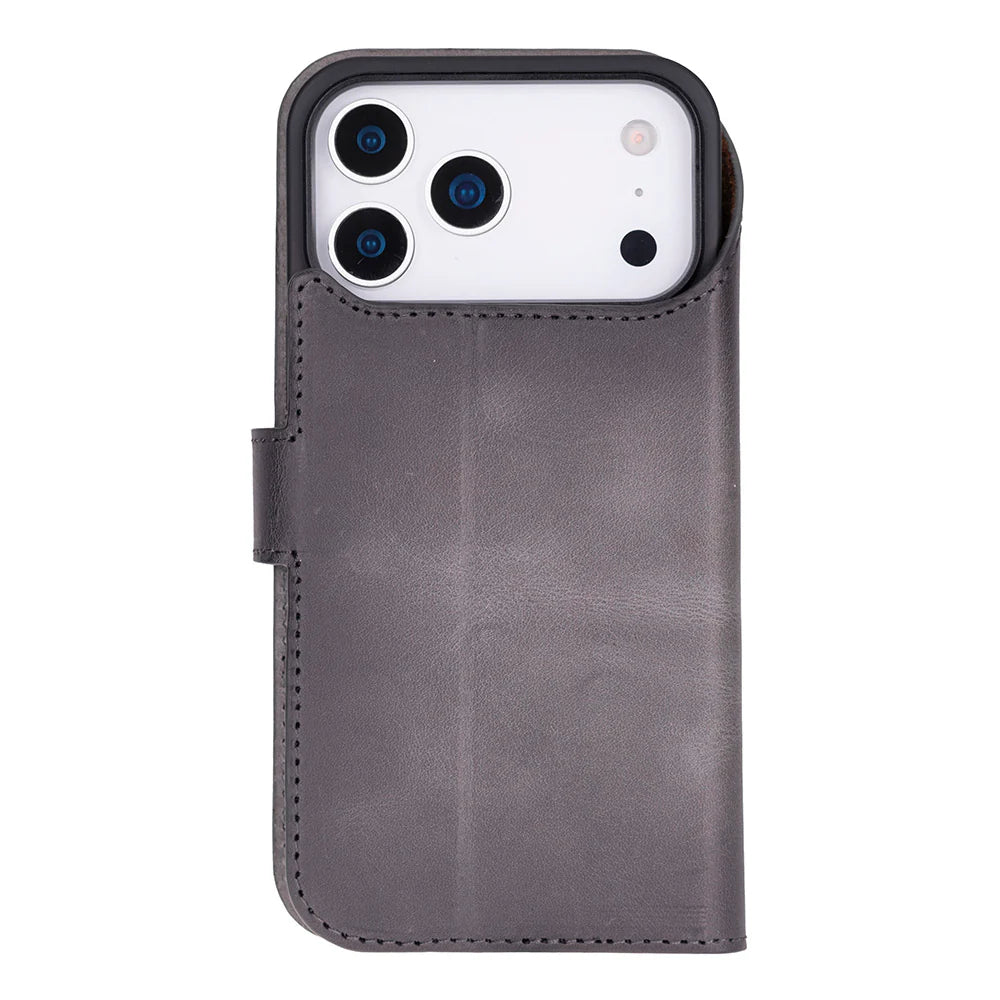 Magic iPhone 17 Pro Max Leather Detachable Wallet Case