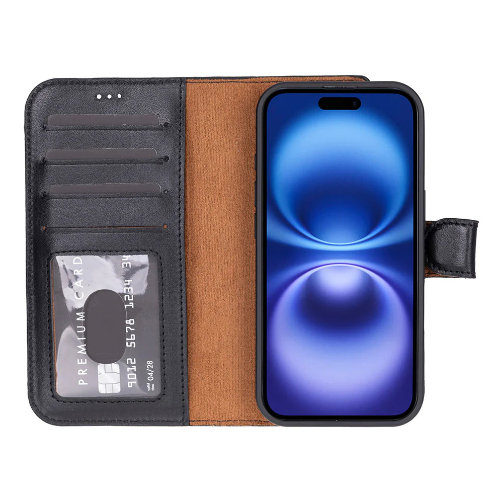 Magic iPhone 17 Leather Detachable Wallet Case