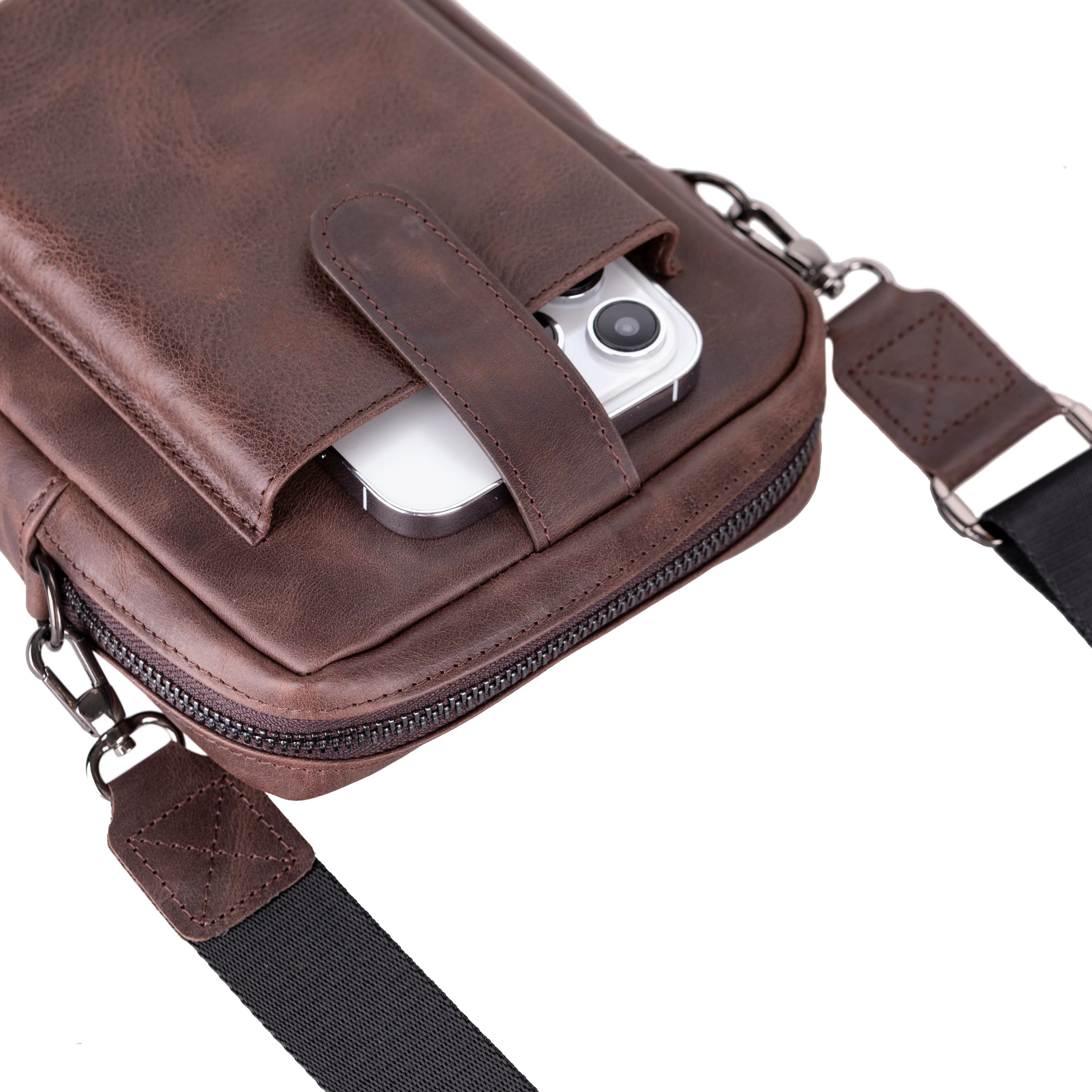Pisa Leather Crossbody Bag