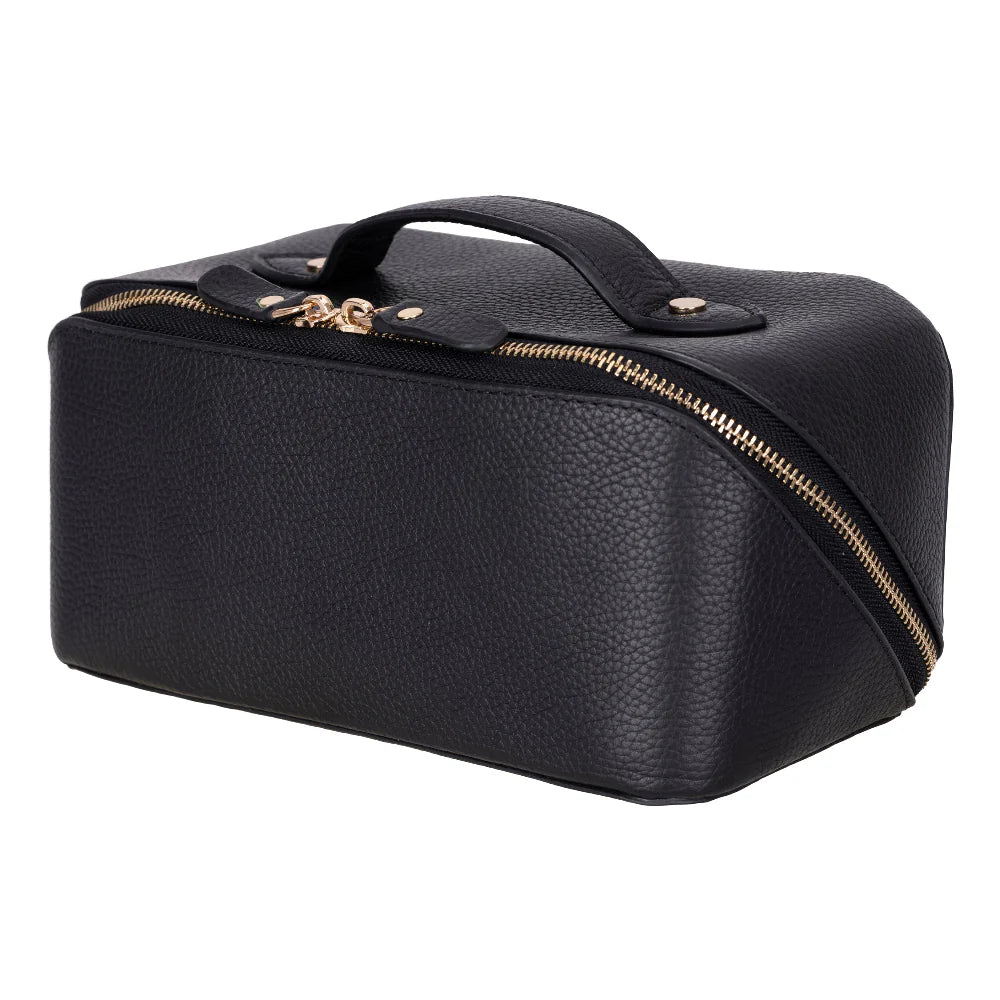 Ella Leather Makeup Bag