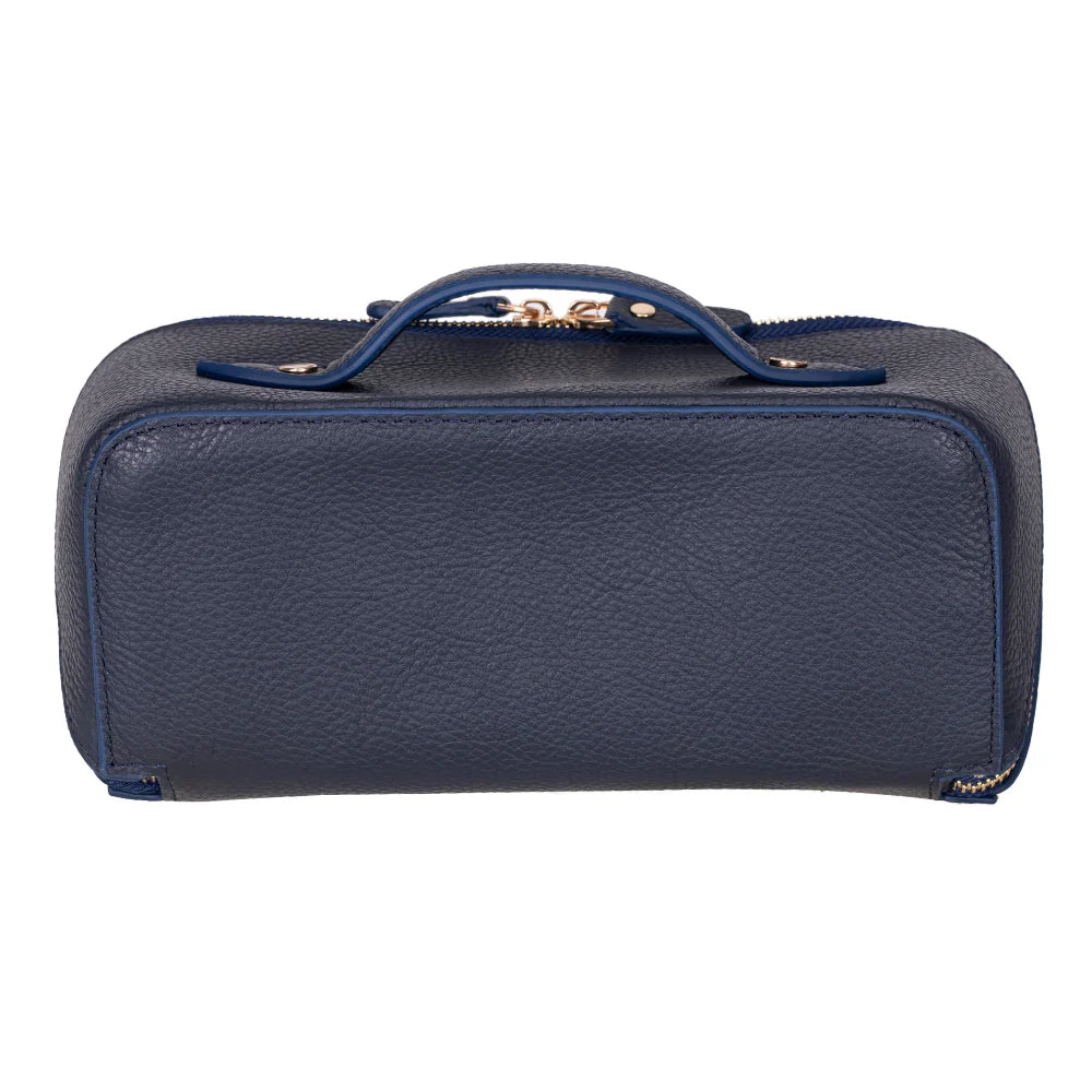 Ella Leather Makeup Bag