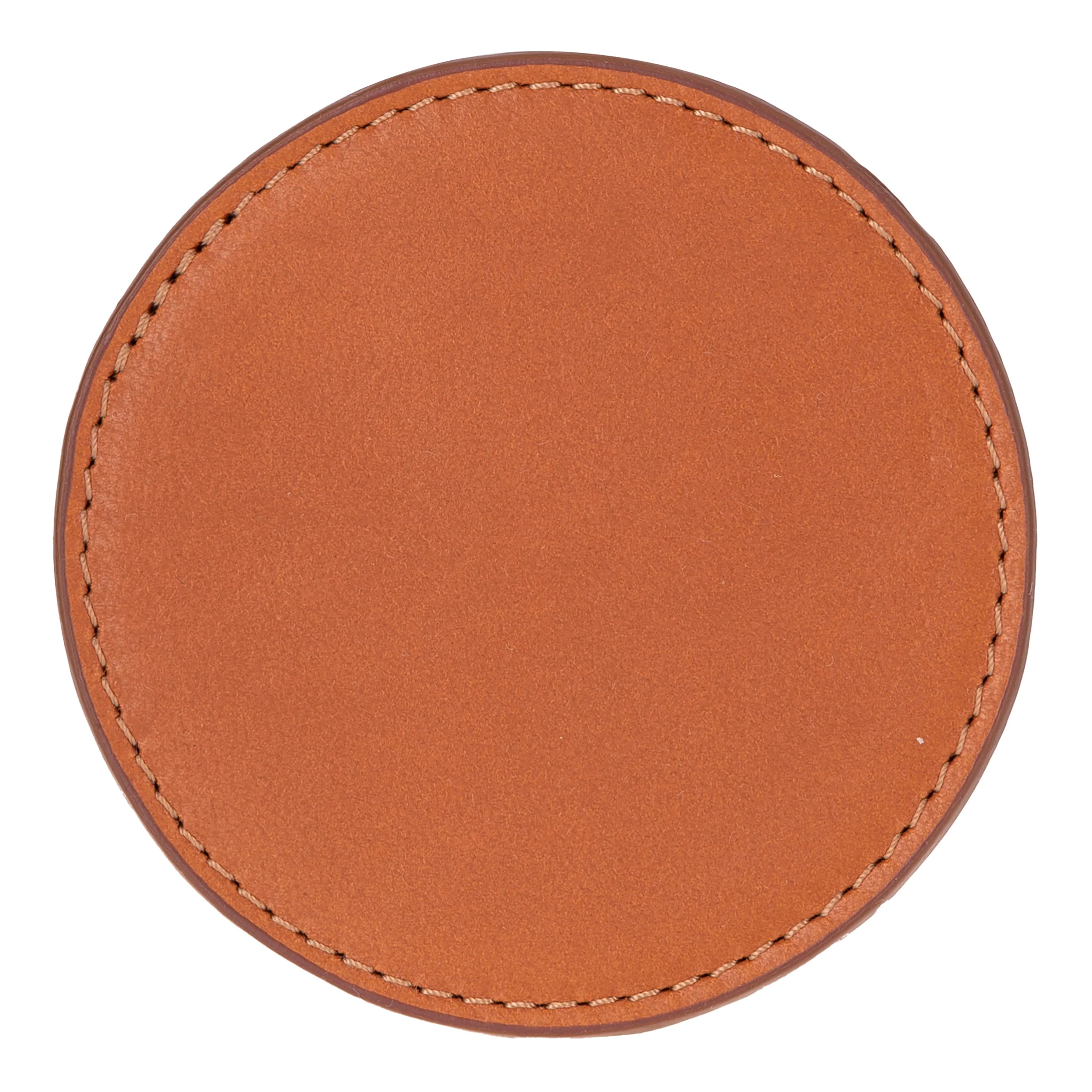 Divine Cup Leather Coaster Set