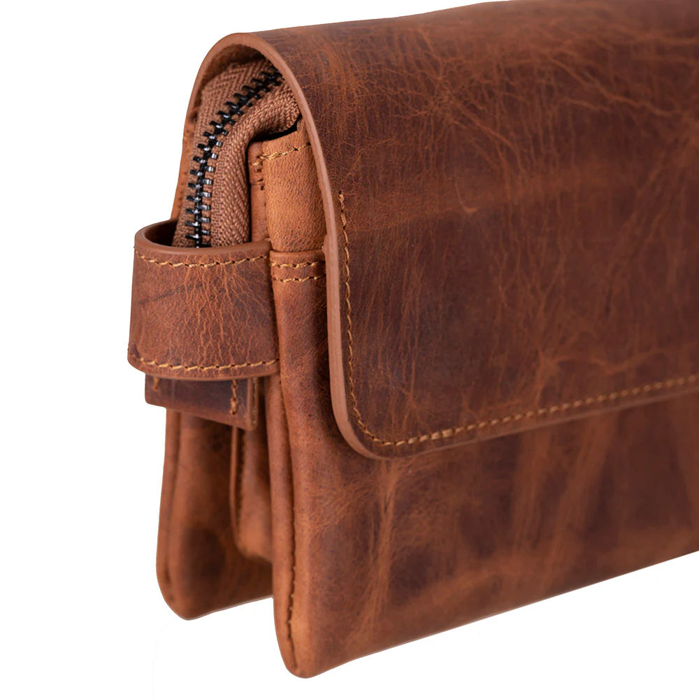 Prestige Leather Clutch Bag