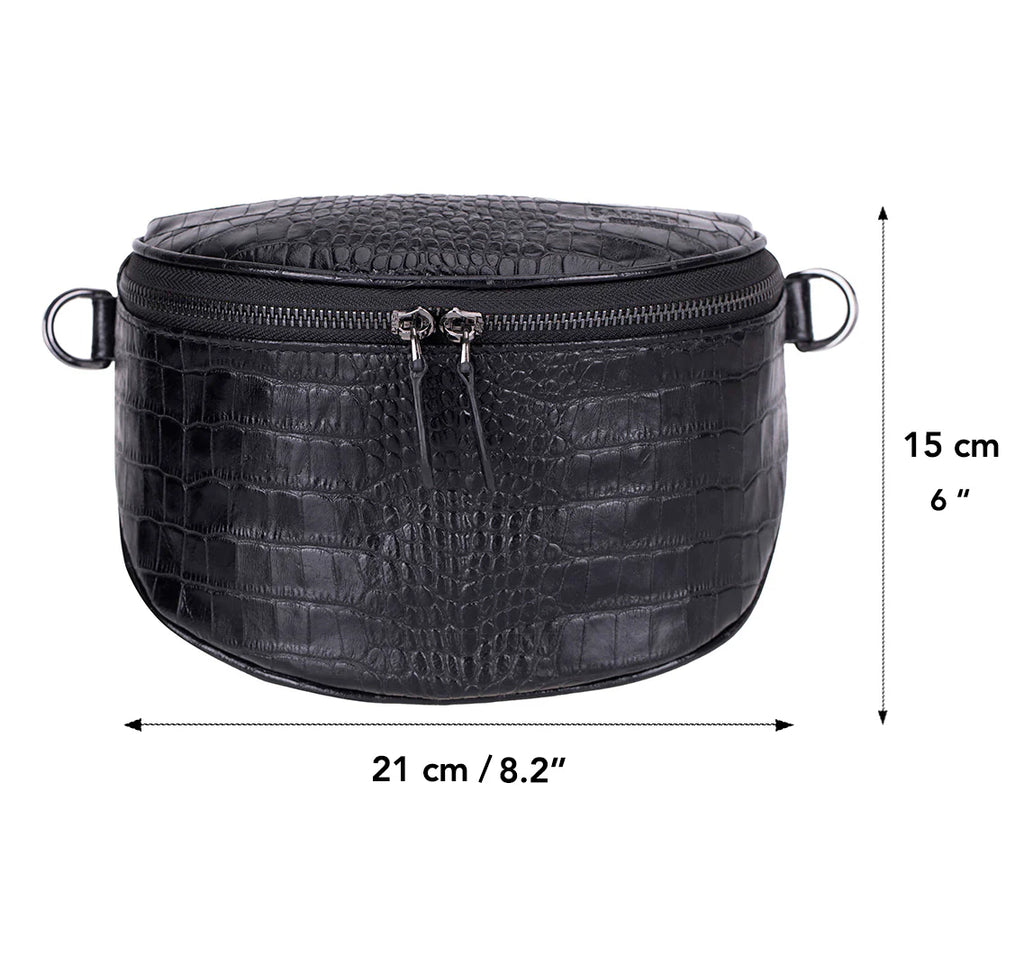 Alora Leather Crossbody Bag