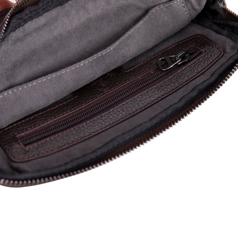 Noma Leather Clutch Bag