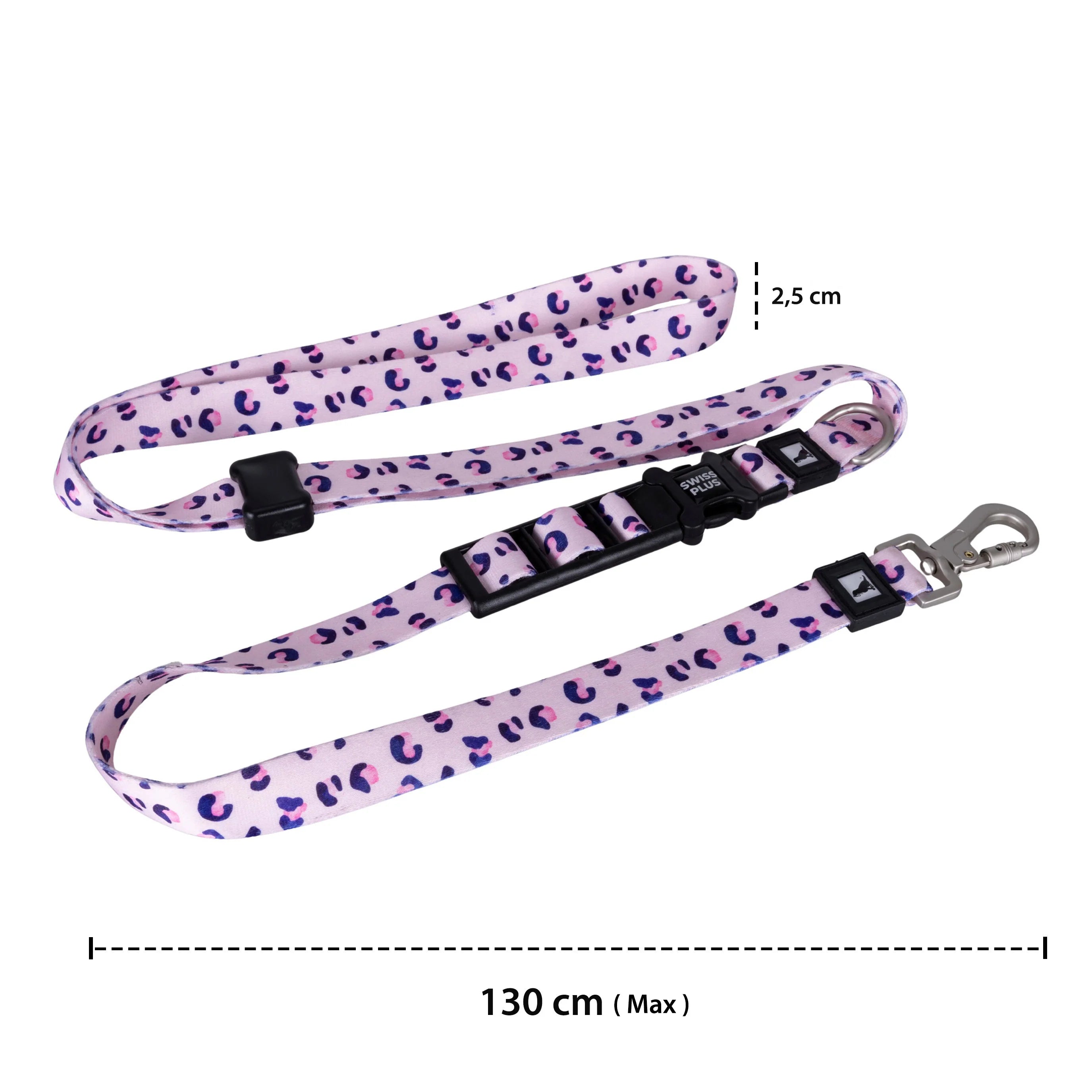 Patterned Recycled Hands Free Leash