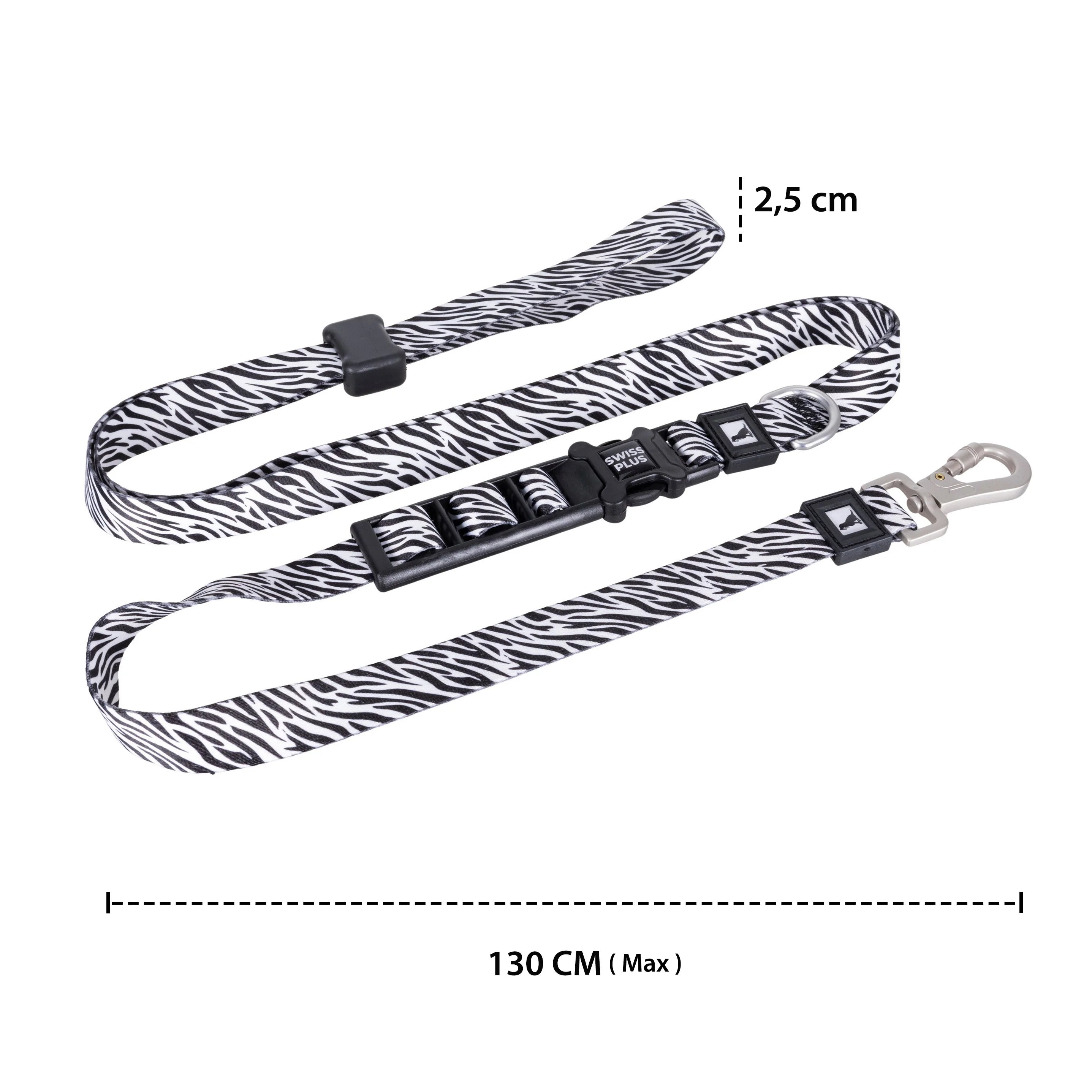 Patterned Recycled Hands Free Leash
